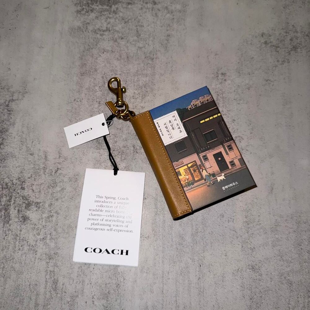 Coach Welcome To The Hyunam-Dong Bookshop By Hwang Bo-Reum Book Bag Charm
